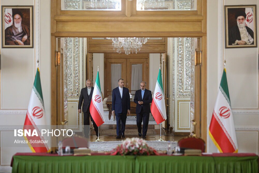 تصاویر: نشست خبری حسین امیرعبداللهیان، وزیر خارجه