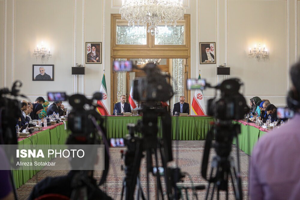 تصاویر: نشست خبری حسین امیرعبداللهیان، وزیر خارجه