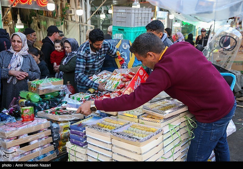 تصاویر: حال و هوای بازار قزوین در روزهای پایان سال