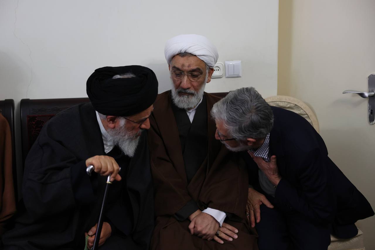 تصاویر: تشییع و تدفین پیکر همسر شهید آیت الله مطهری - قم