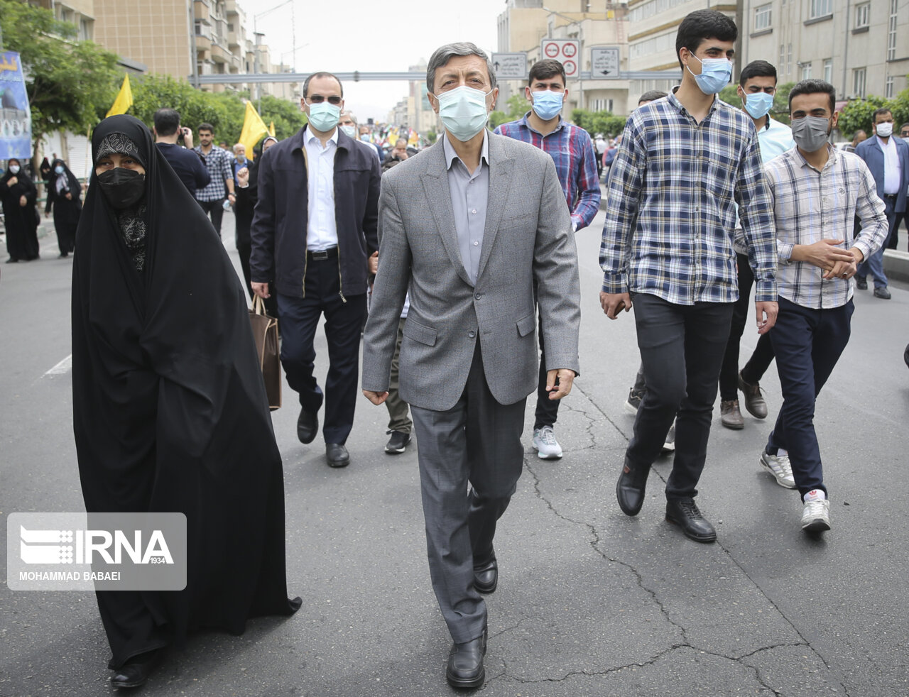 تصاویر: حضور شخصیت ها در راهپیمایی روز قدس
