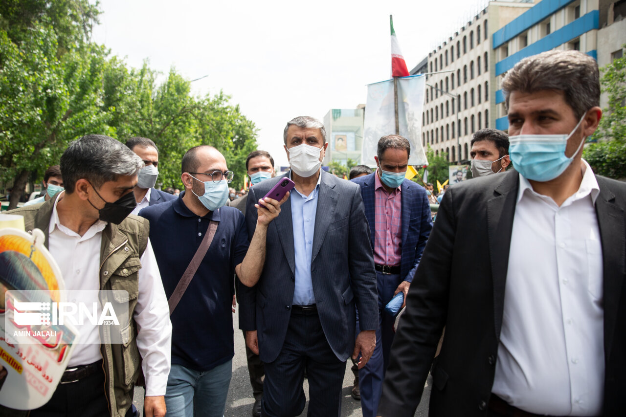 تصاویر: حضور شخصیت ها در راهپیمایی روز قدس