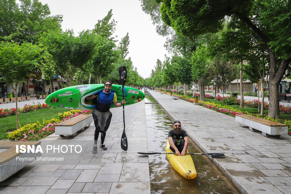 تصاویر: قایقرانی در مادی نیاصرم