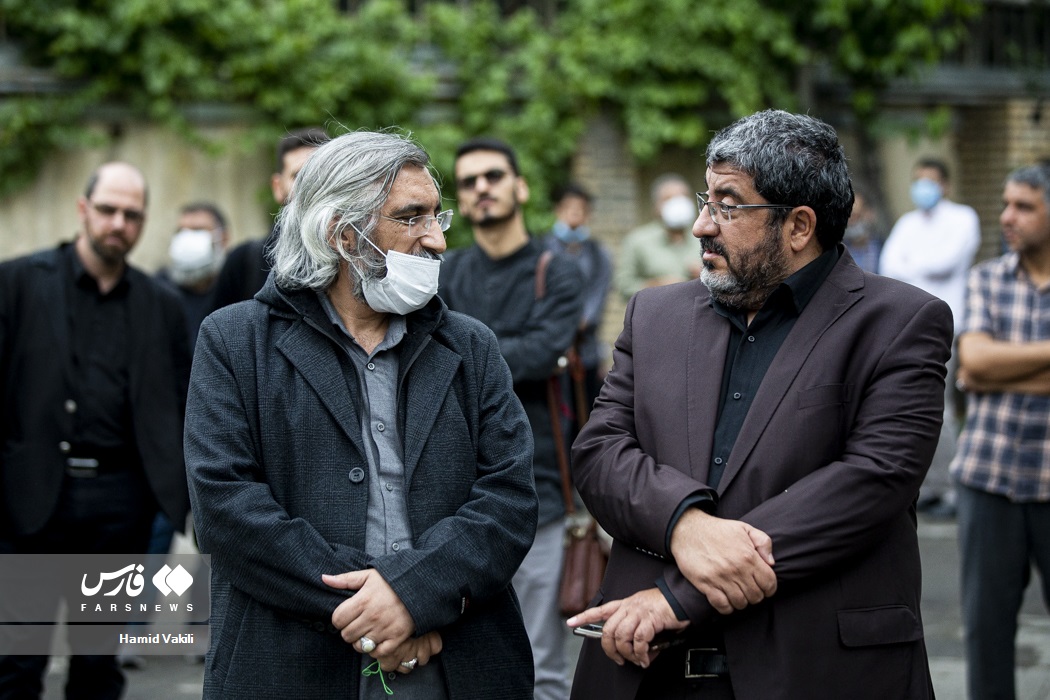 تصاویر: مراسم وداع با پیکر نادر طالب&zwnj; زاده