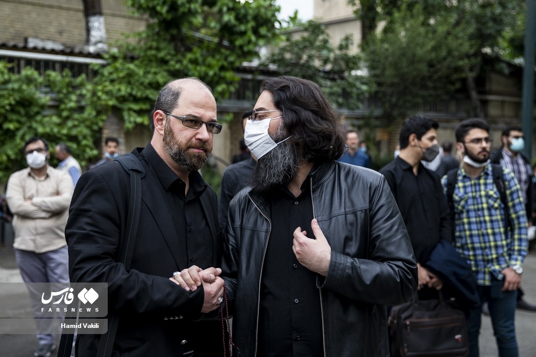 تصاویر: مراسم وداع با پیکر نادر طالب&zwnj; زاده