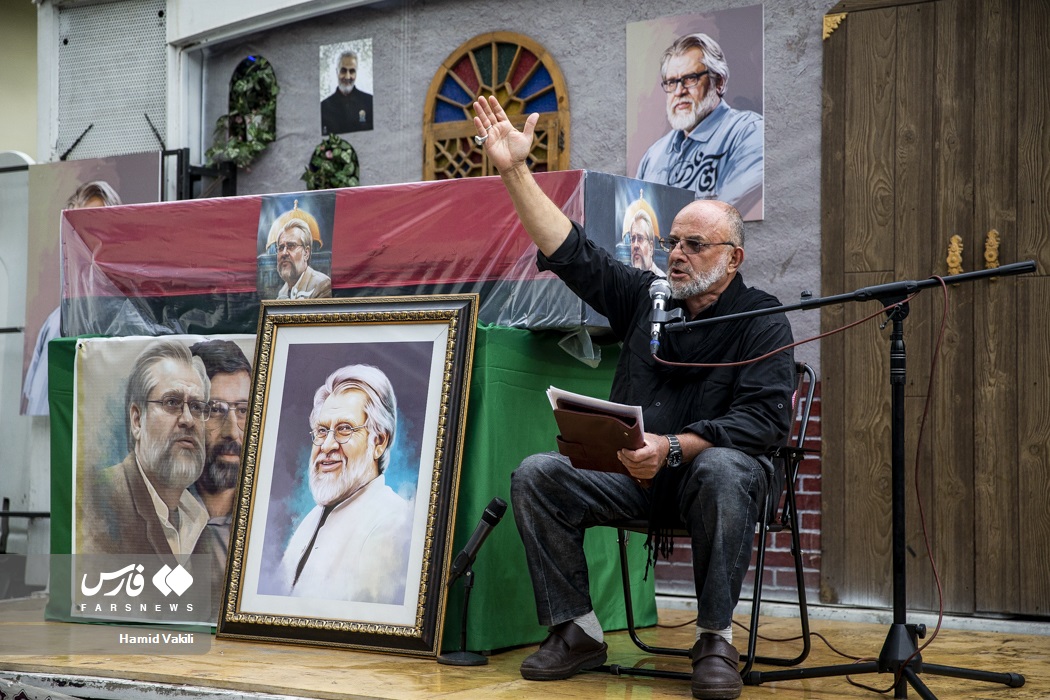 تصاویر: مراسم وداع با پیکر نادر طالب&zwnj; زاده