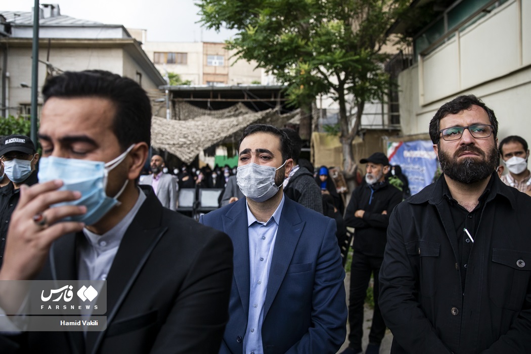 تصاویر: مراسم وداع با پیکر نادر طالب&zwnj; زاده