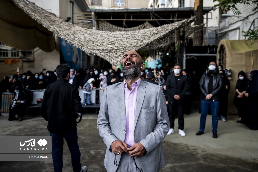 تصاویر: مراسم وداع با پیکر نادر طالب&zwnj; زاده