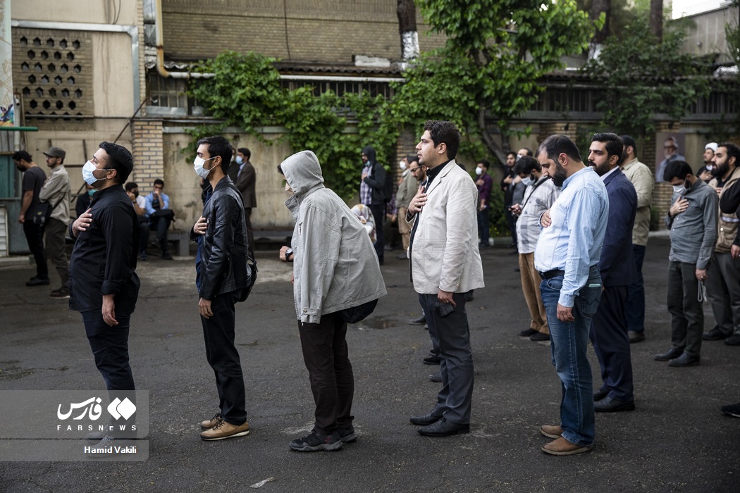 تصاویر: مراسم وداع با پیکر نادر طالب&zwnj; زاده