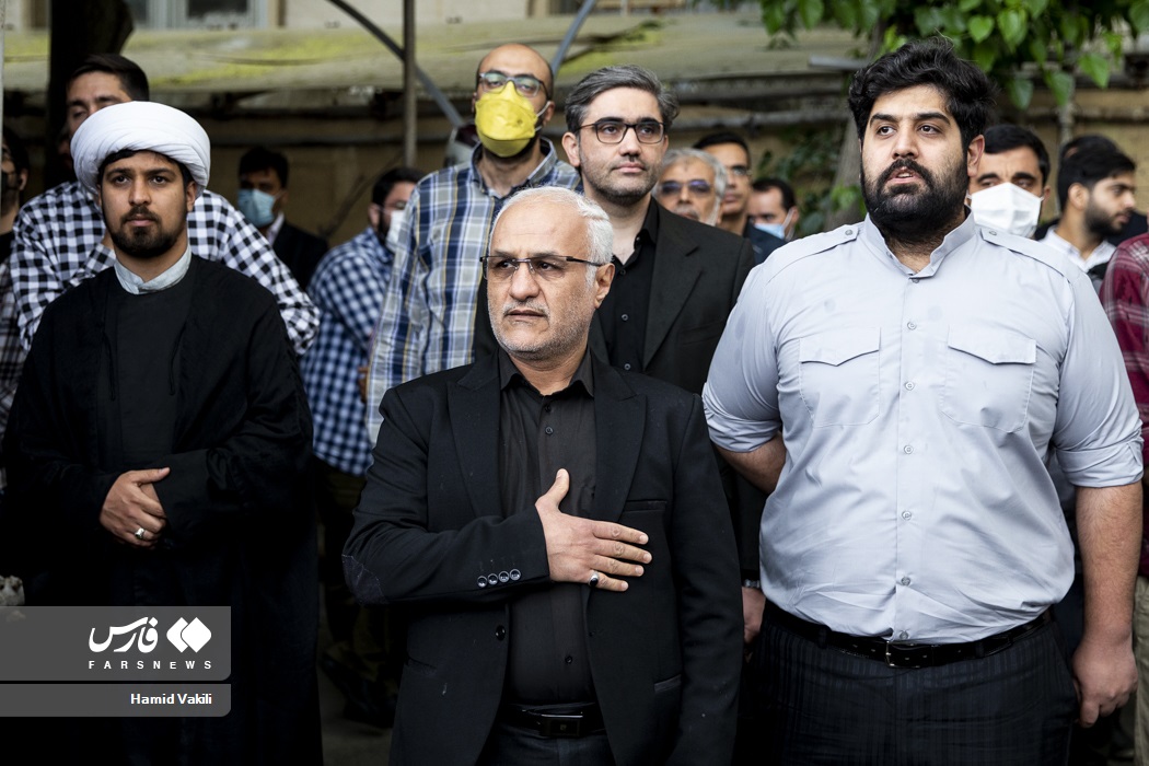 تصاویر: مراسم وداع با پیکر نادر طالب&zwnj; زاده