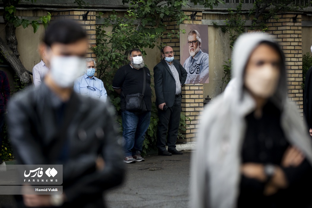 تصاویر: مراسم وداع با پیکر نادر طالب&zwnj; زاده