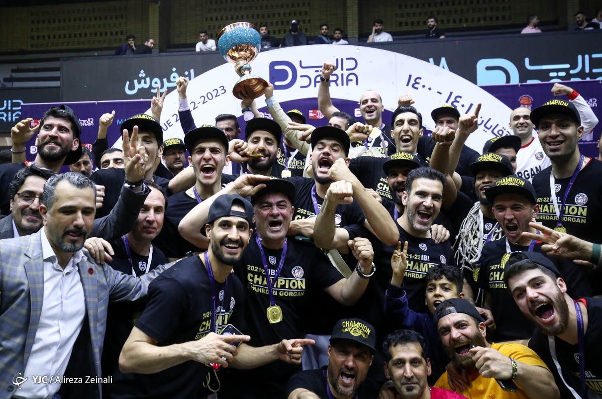 تصاویر: قهرمانی شهرداری گرگان در لیگ برتر بسکتبال