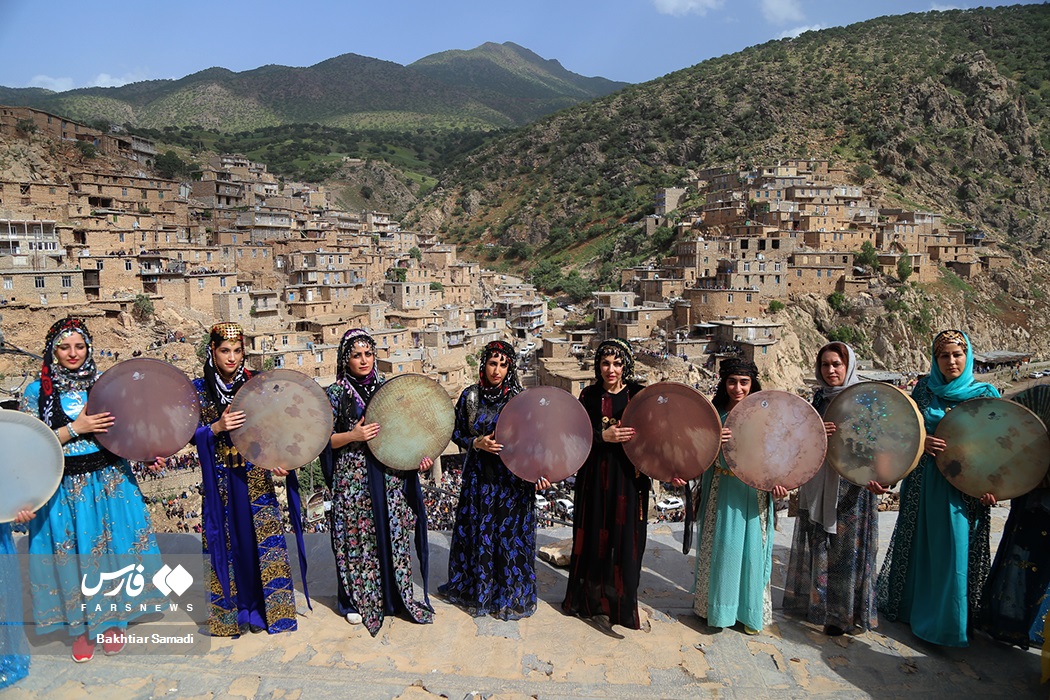تصاویر: جشن بزرگ رمضان در روستای تاریخی پالنگان