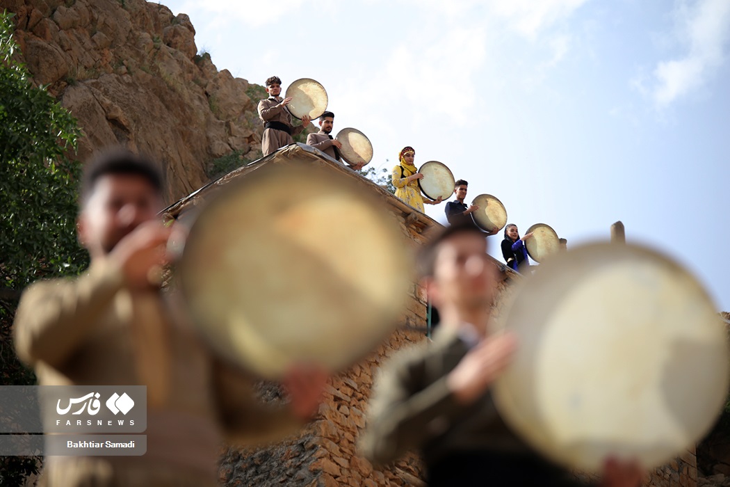 تصاویر: جشن بزرگ رمضان در روستای تاریخی پالنگان