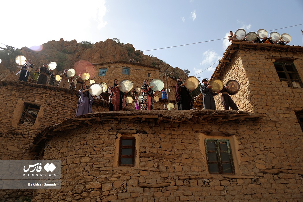 تصاویر: جشن بزرگ رمضان در روستای تاریخی پالنگان