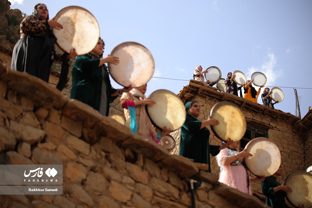 تصاویر: جشن بزرگ رمضان در روستای تاریخی پالنگان