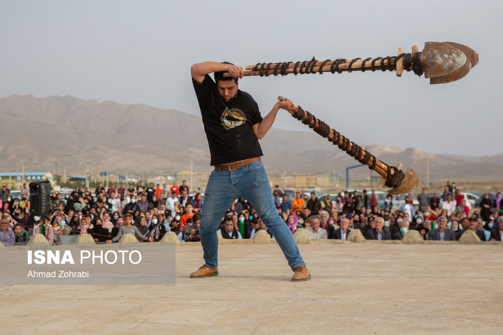 تصاویر: مراسم سنتی بیل گردانی در نیم ور محلات