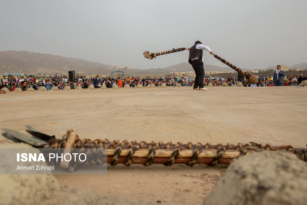 تصاویر: مراسم سنتی بیل گردانی در نیم ور محلات