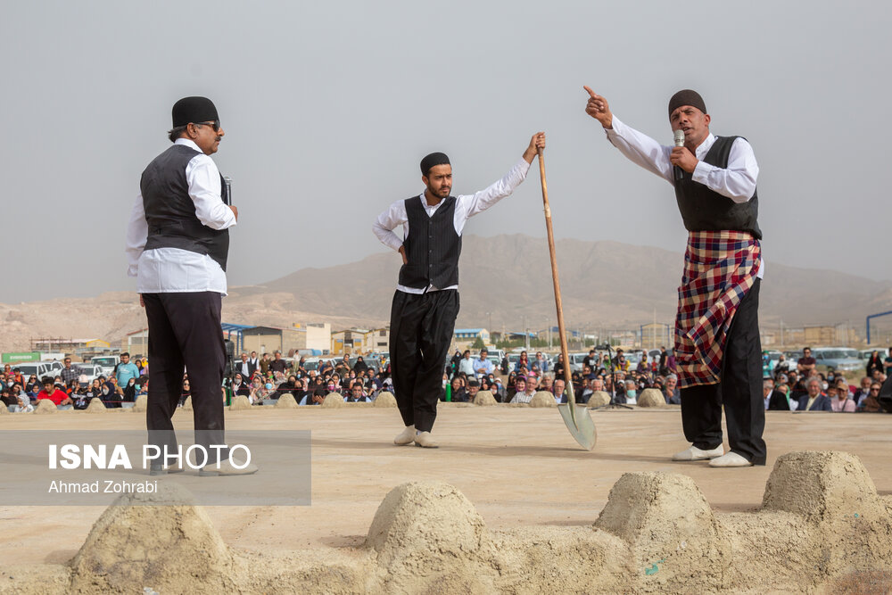 تصاویر: مراسم سنتی بیل گردانی در نیم ور محلات
