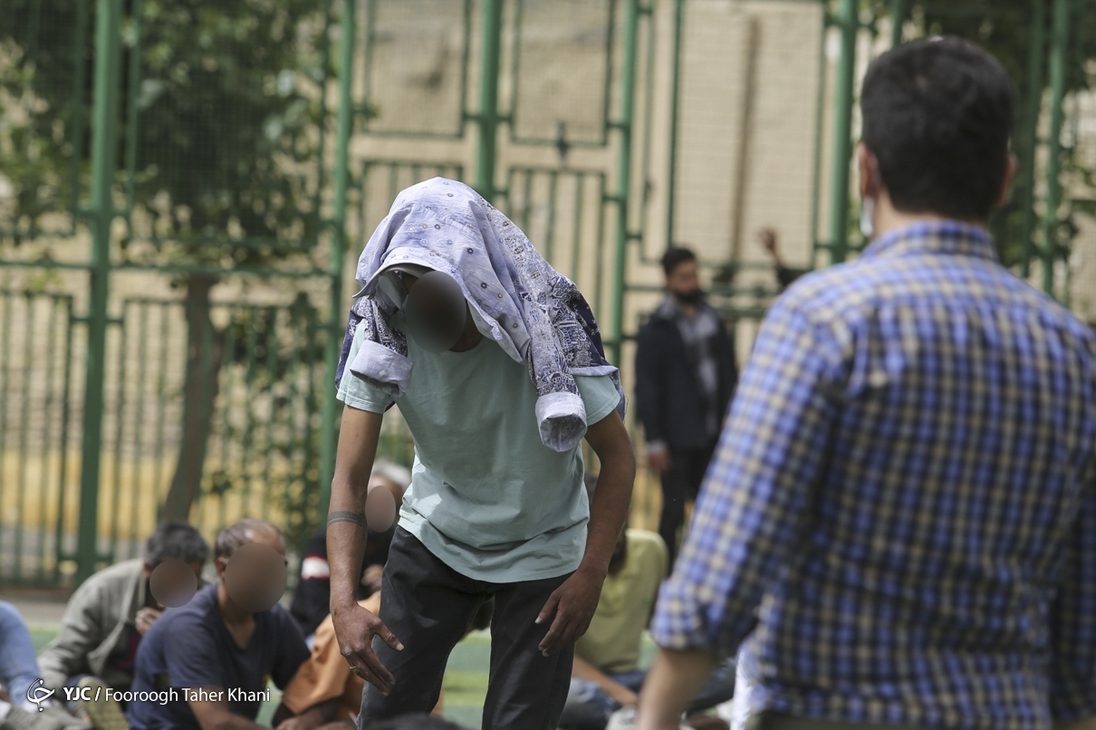 تصاویر: جمع آوری معتادان متجاهر محله شوش