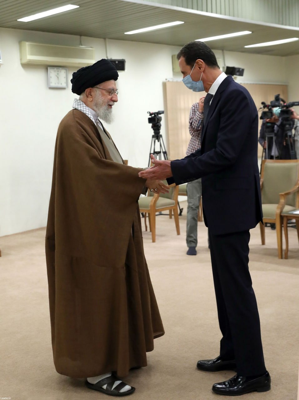 تصاویری از دیدار بشار اسد با رهبر معظم انقلاب و رئیسی