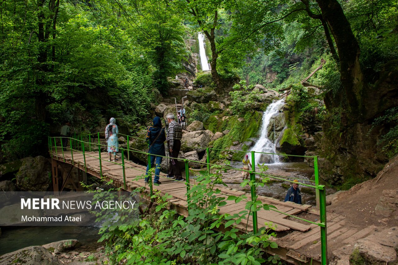 تصاویر: مجموعه آبشار هفتگانه شیرآباد در گلستان
