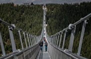 ویدیو / افتتاح طولانی‌ترین پل عابر معلق جهان در جمهوری چک
