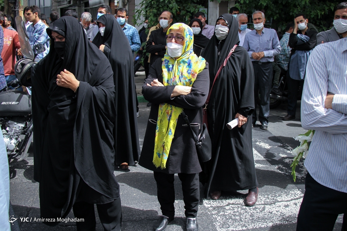 تصاویر: مراسم تشییع پیکر آیت الله فاطمی نیا - دانشگاه تهران