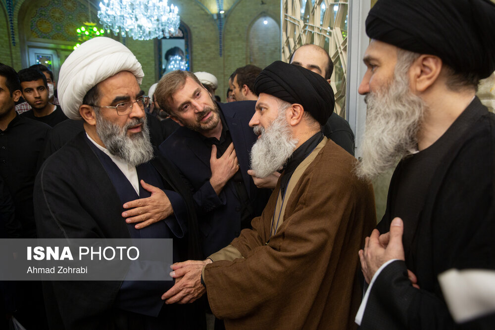 تصاویر: مراسم ختم آیت الله فاطمی نیا در مسجد اعظم قم