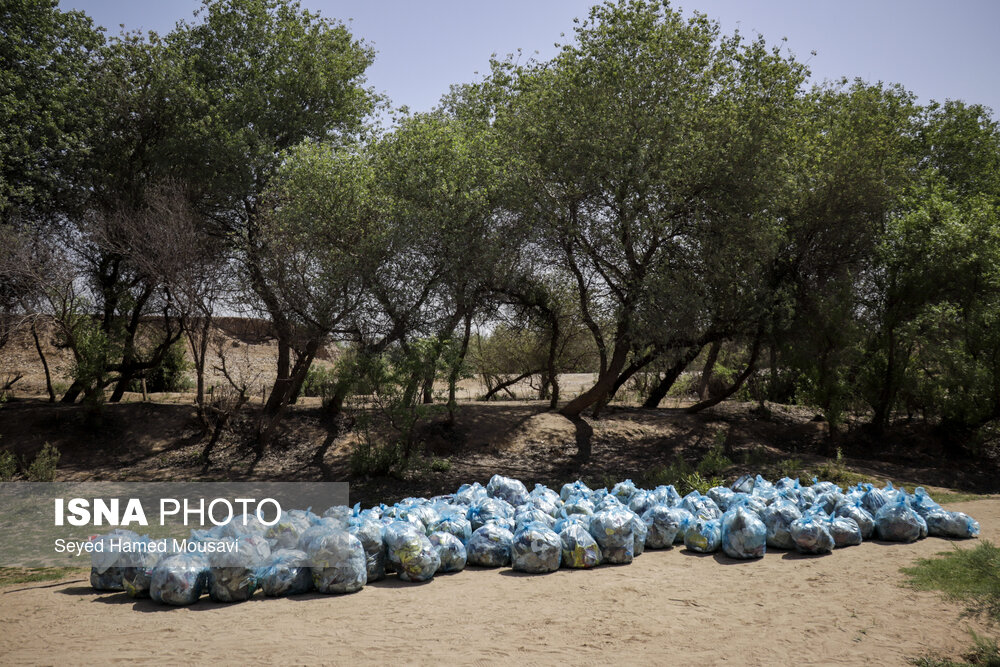 تصاویر: پاکسازی جنگل‌های کرخه به مناسبت روز جهانی زمین پاک