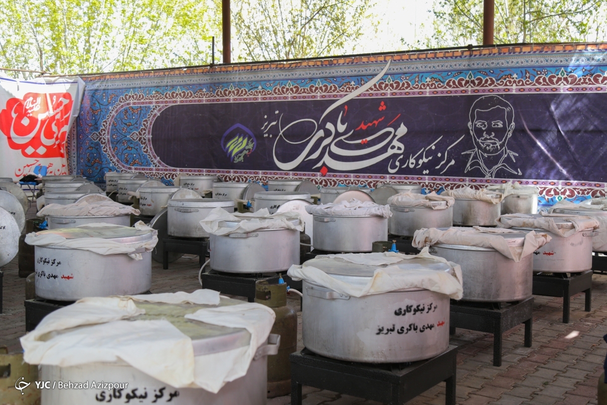 تصاویر: پخت ۷۲ دیگ غذای گرم - تبریز