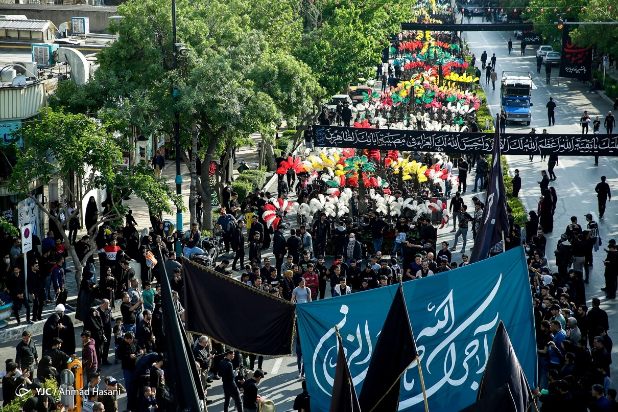 تصاویر: آیین عزاداری دسته علوی - مشهد مقدس