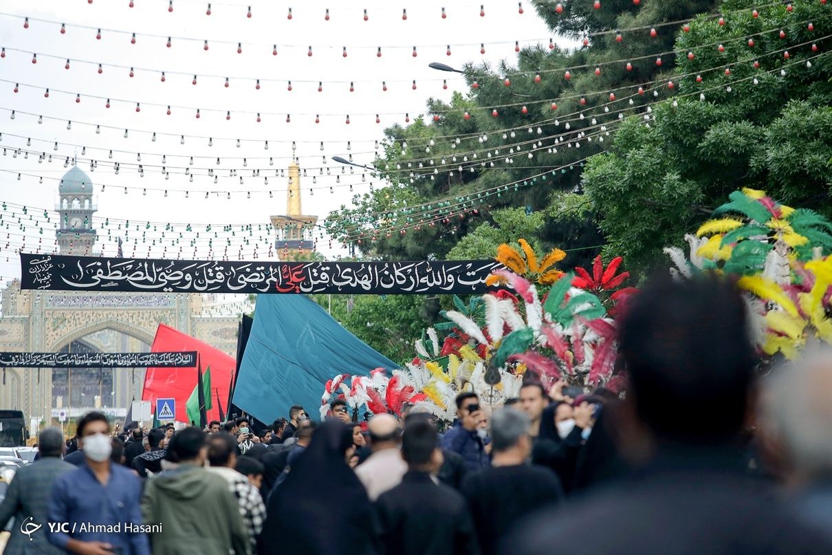 تصاویر: آیین عزاداری دسته علوی - مشهد مقدس
