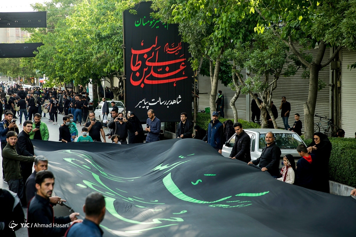 تصاویر: آیین عزاداری دسته علوی - مشهد مقدس