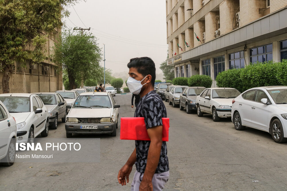 تصاویر: گرد و خاک شدید در اهواز