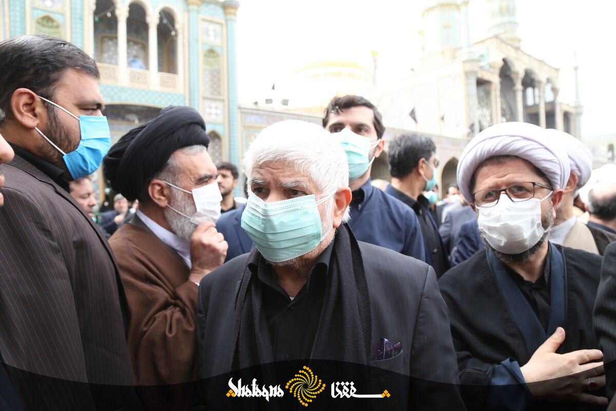 تصاویر: مراسم تشییع همسر  آیت الله جوادی آملی