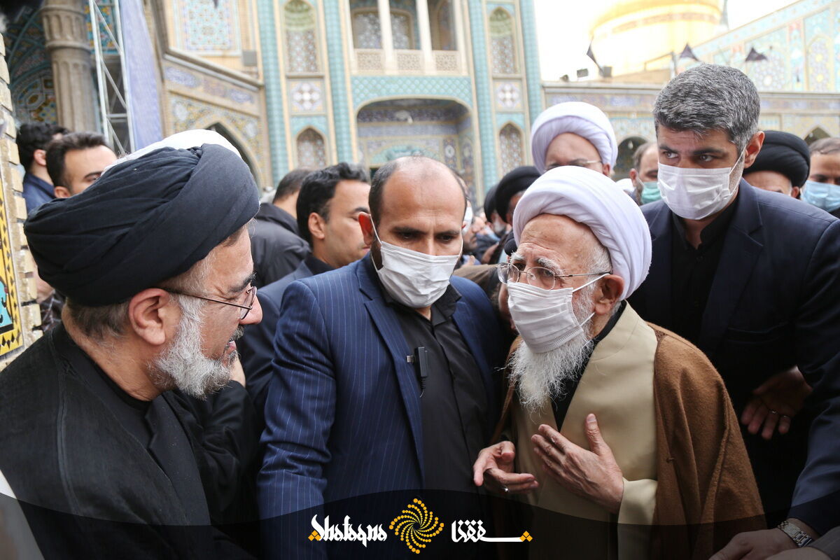 تصاویر: مراسم تشییع همسر  آیت الله جوادی آملی