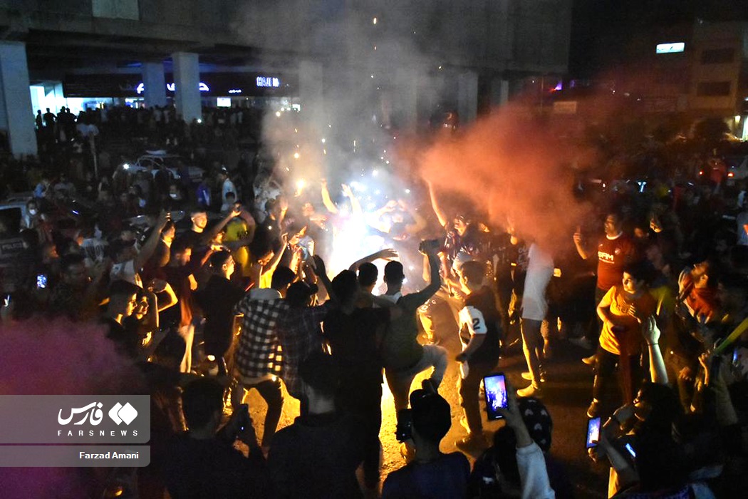 تصاویر: جشن قائمشهری ها برای قهرمانی نساجی در جام حذفی
