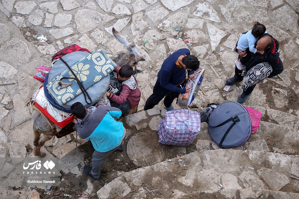 تصاویر: حضور گردشگران در روستای جهانی پالنگان