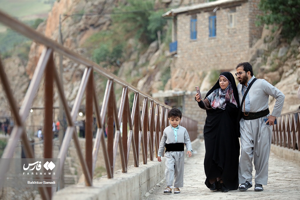 تصاویر: حضور گردشگران در روستای جهانی پالنگان