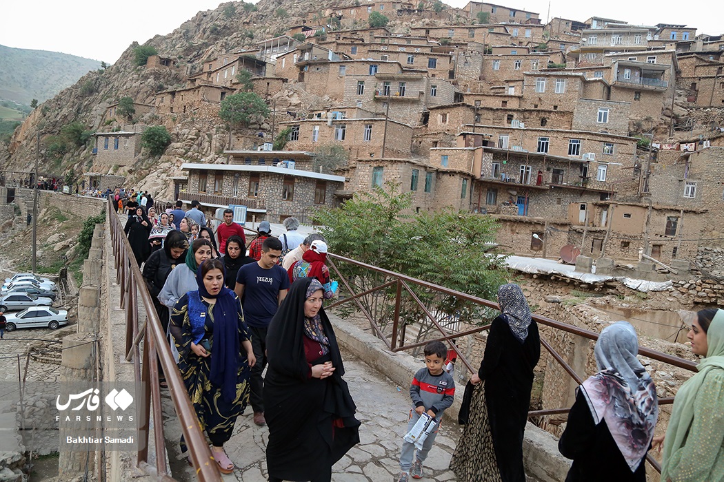 تصاویر: حضور گردشگران در روستای جهانی پالنگان