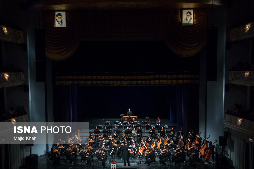 تصاویر: اجرای ارکستر سمفونیک تهران به رهبری نصیر حیدریان