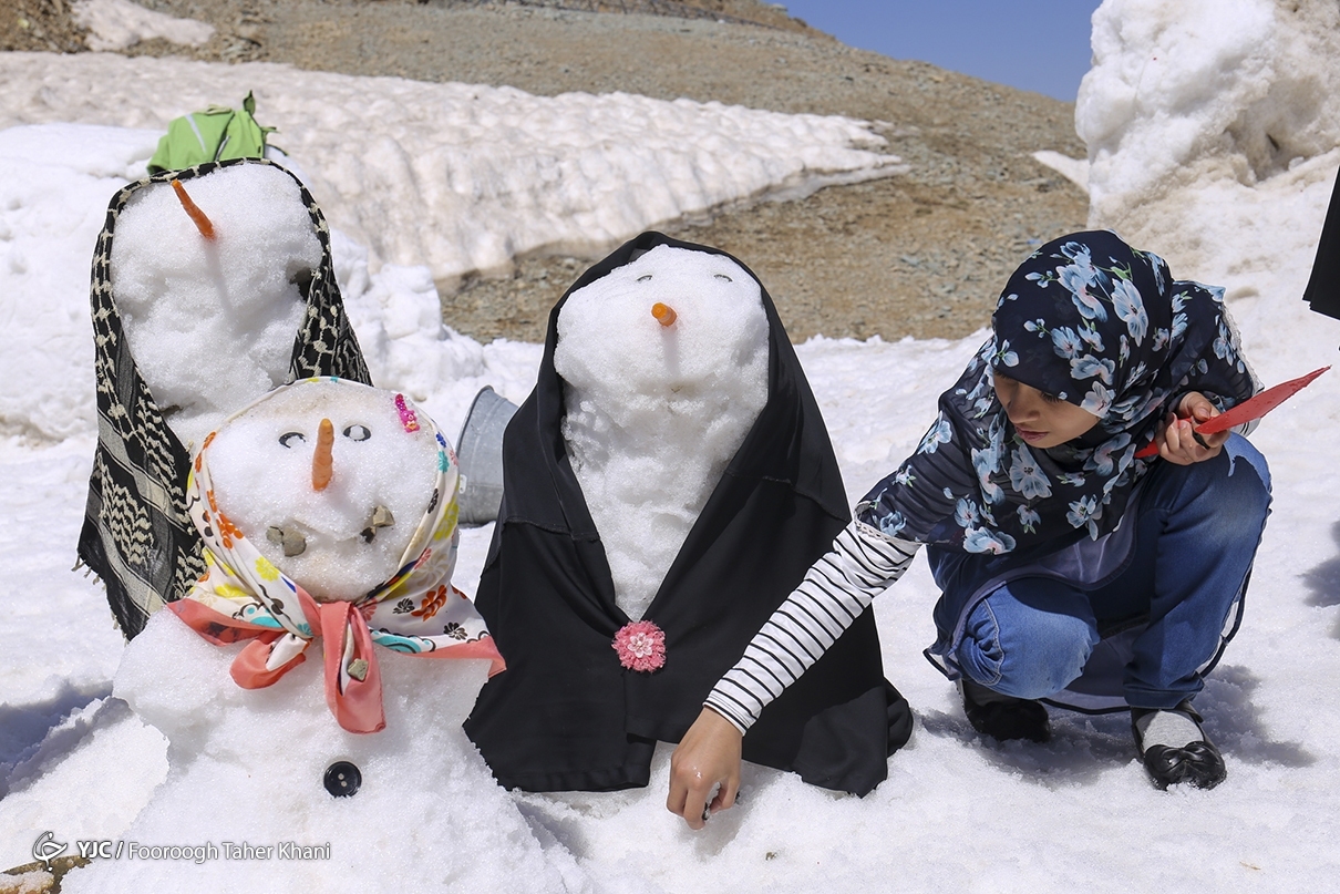 تصاویر: جشنواره آدم برفی