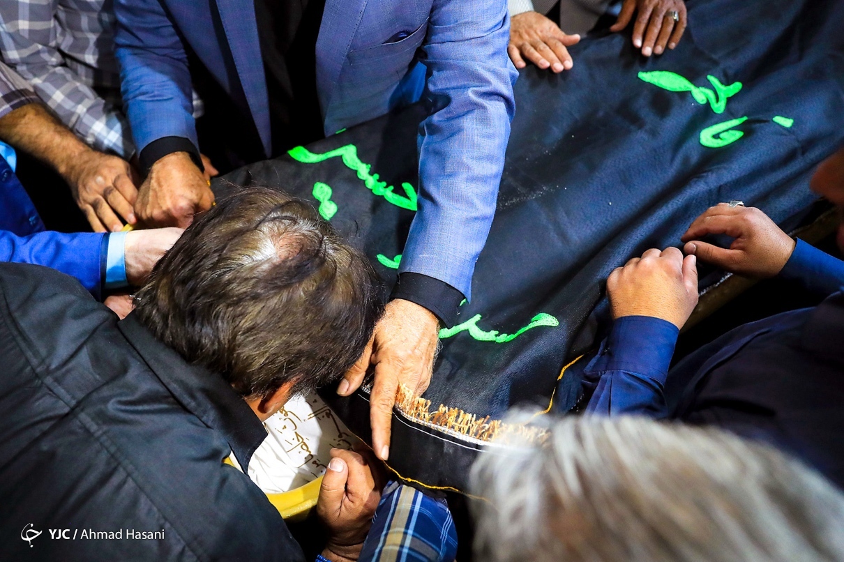 تصاویر: تشییع پیکر مهدی صباغی - مشهد