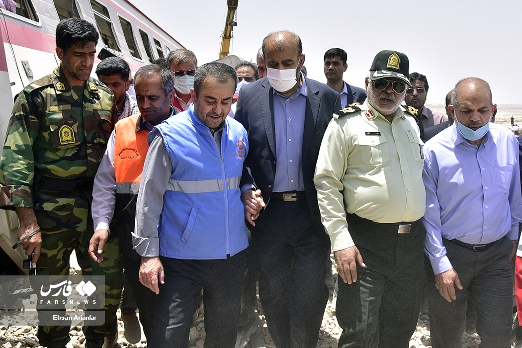تصاویر: خروج قطار مسافربری مشهد به یزد از ریل