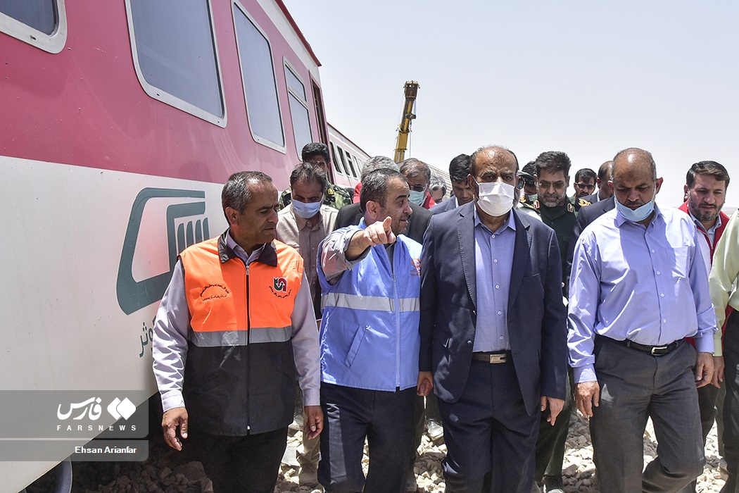 تصاویر: خروج قطار مسافربری مشهد به یزد از ریل