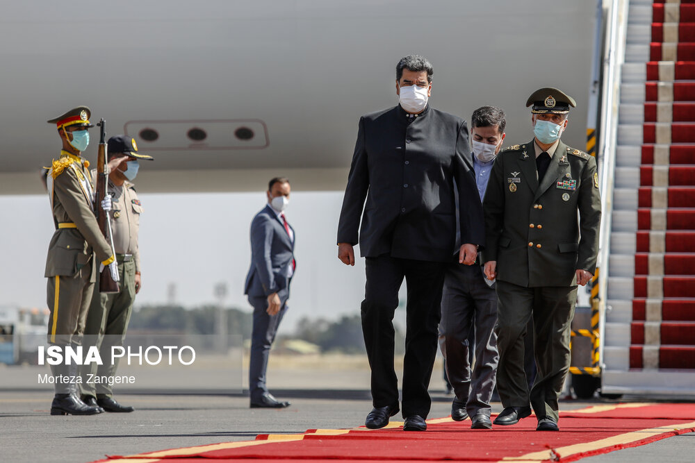 تصاویر: ورود رییس جمهور ونزوئلا به ایران