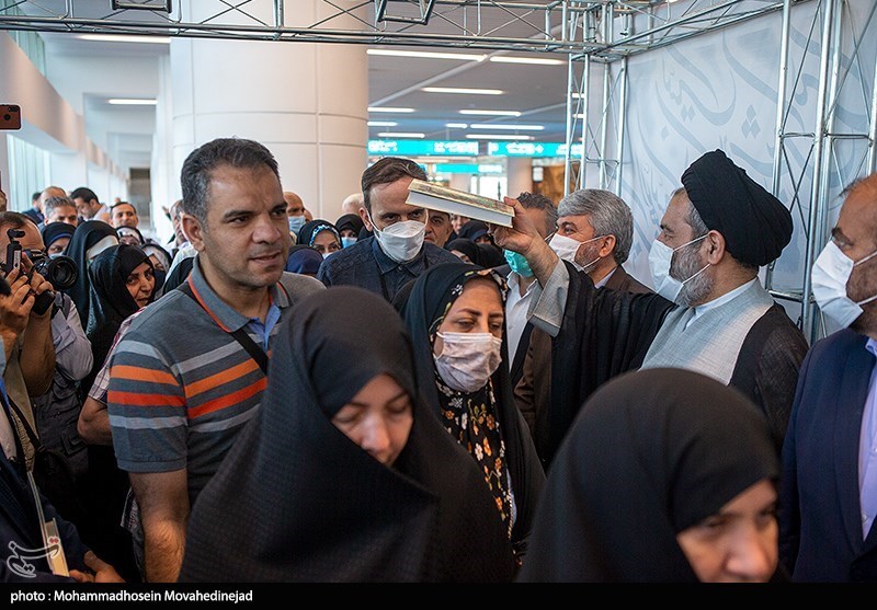 تصاویر: مراسم بدرقه اولین کاروان حجاج ایرانی