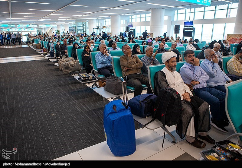 تصاویر: مراسم بدرقه اولین کاروان حجاج ایرانی