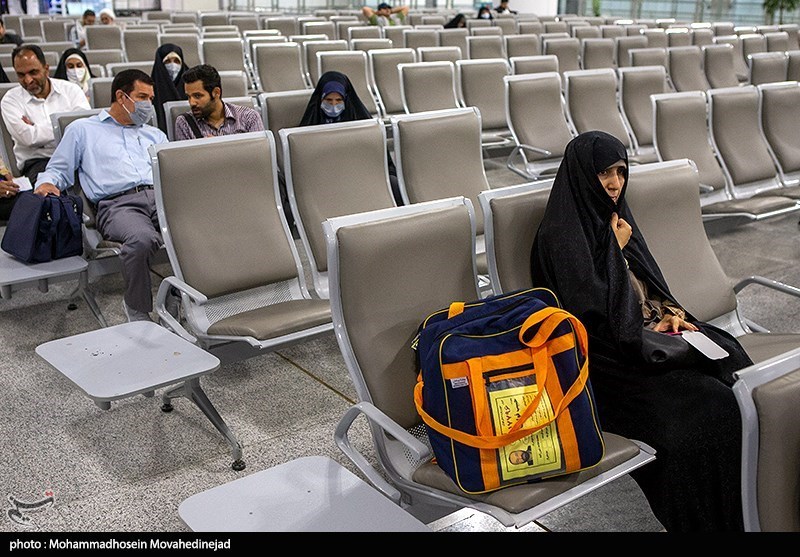تصاویر: مراسم بدرقه اولین کاروان حجاج ایرانی